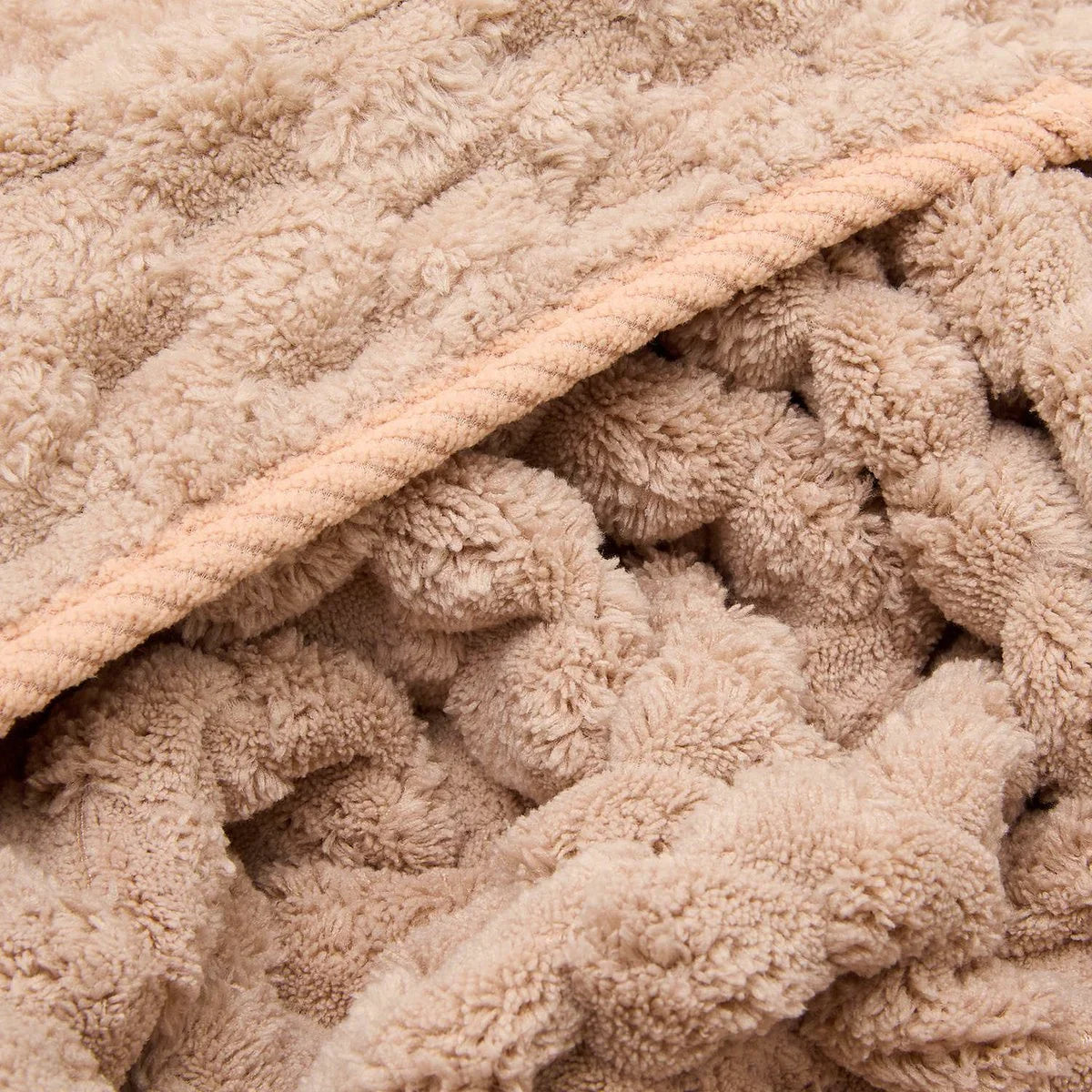 Coral Fleece - Warm Taupe