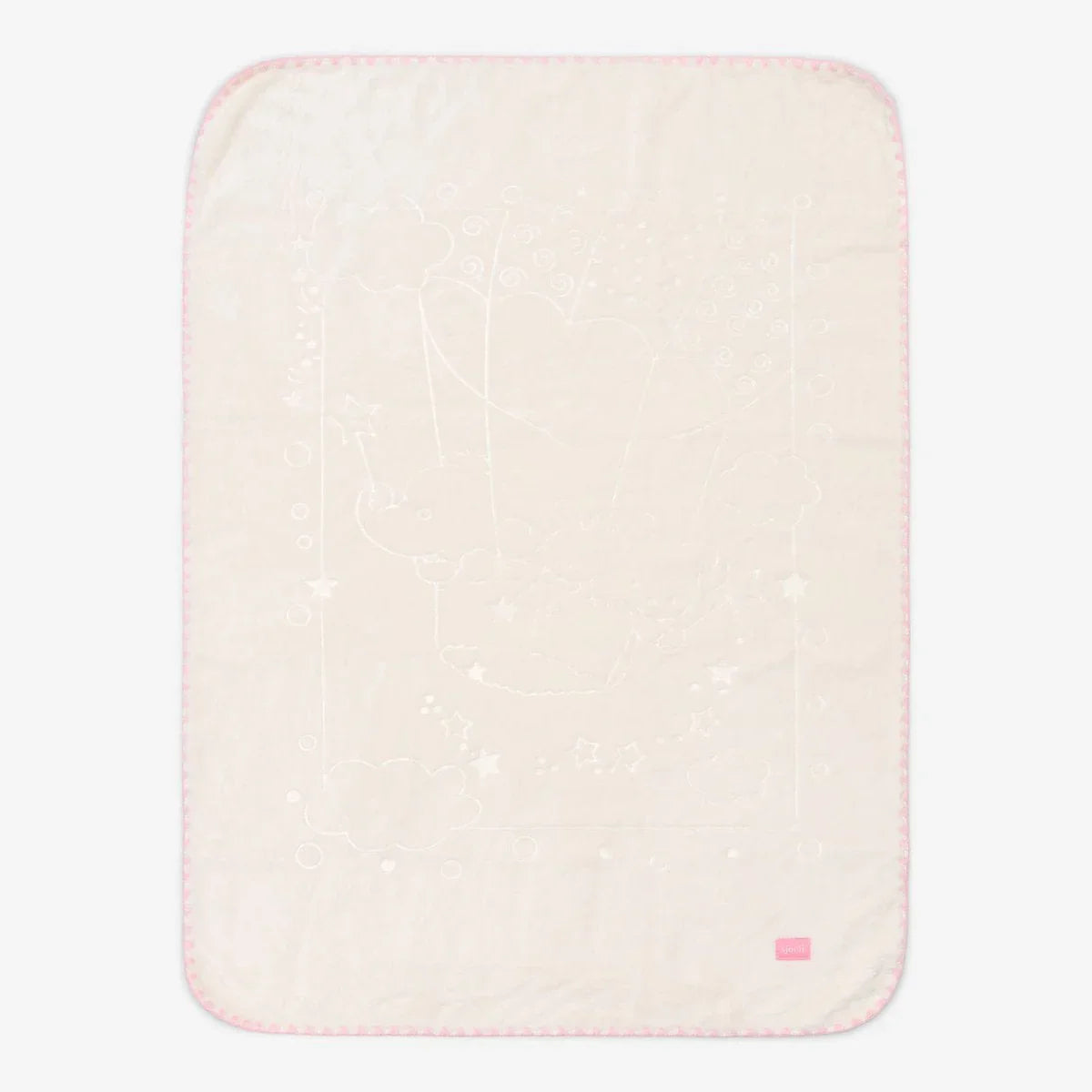 Fleece Reliëf Balloon - Pink