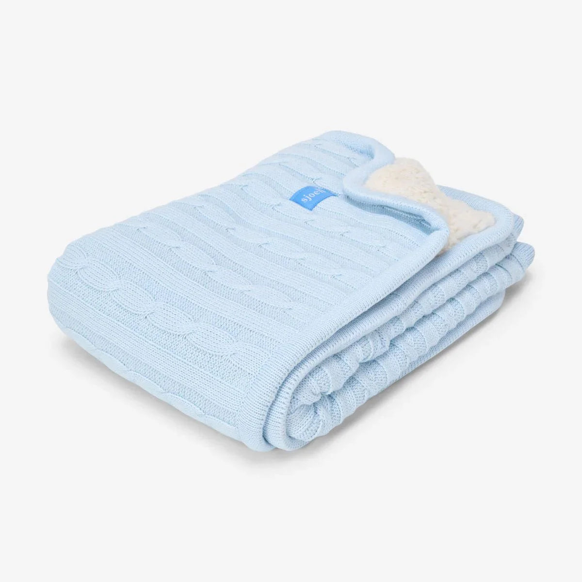 Teddy Knit - Baby Blue