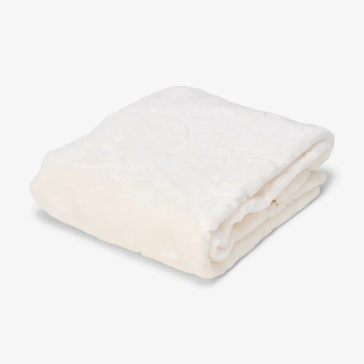 Fleece Reliëf Bear - Baby Blue
