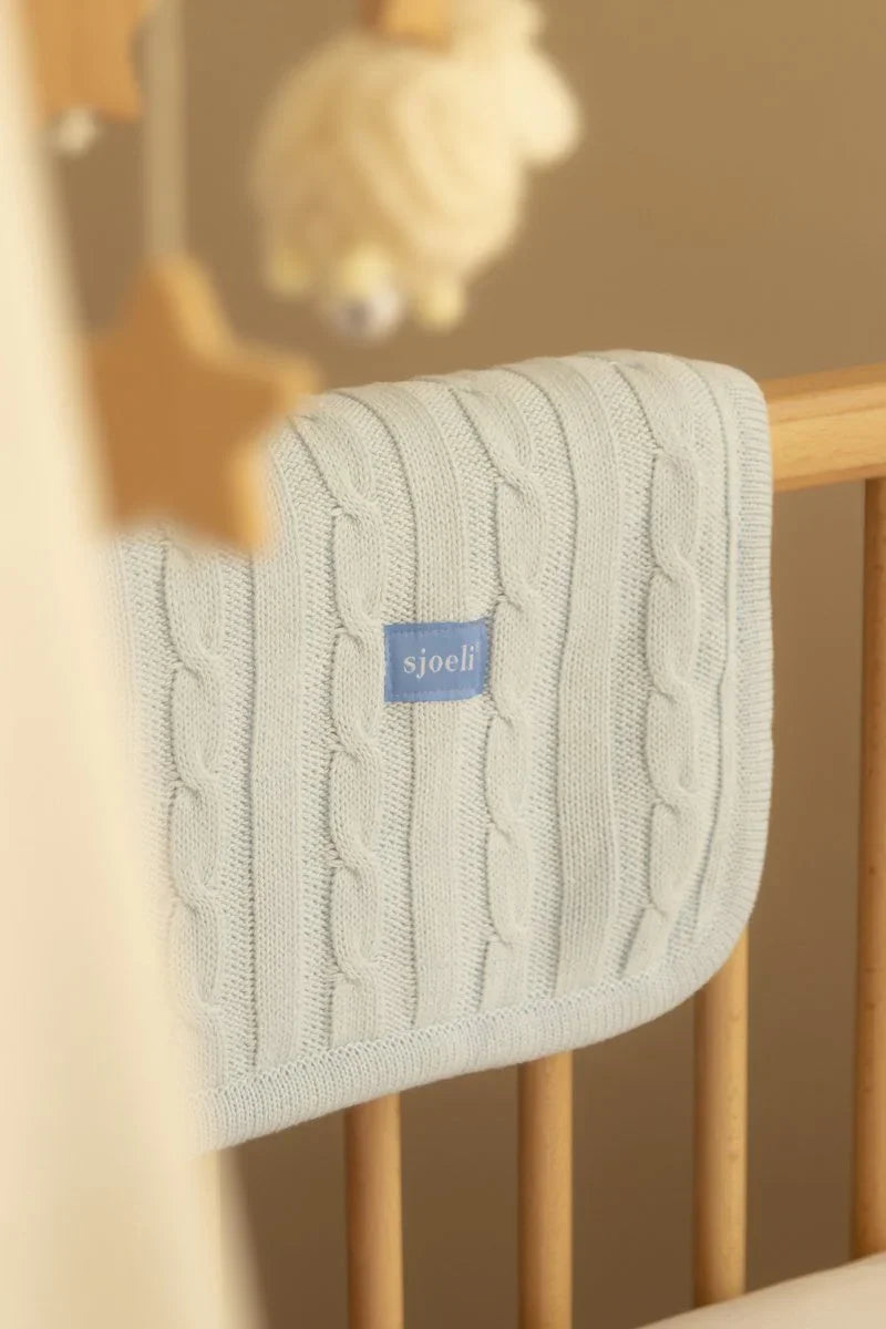 Teddy Knit - Baby Blue